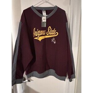 NWT Knights Apparel ASU Arizona State Sun Devils Windbreaker Jacket Large
